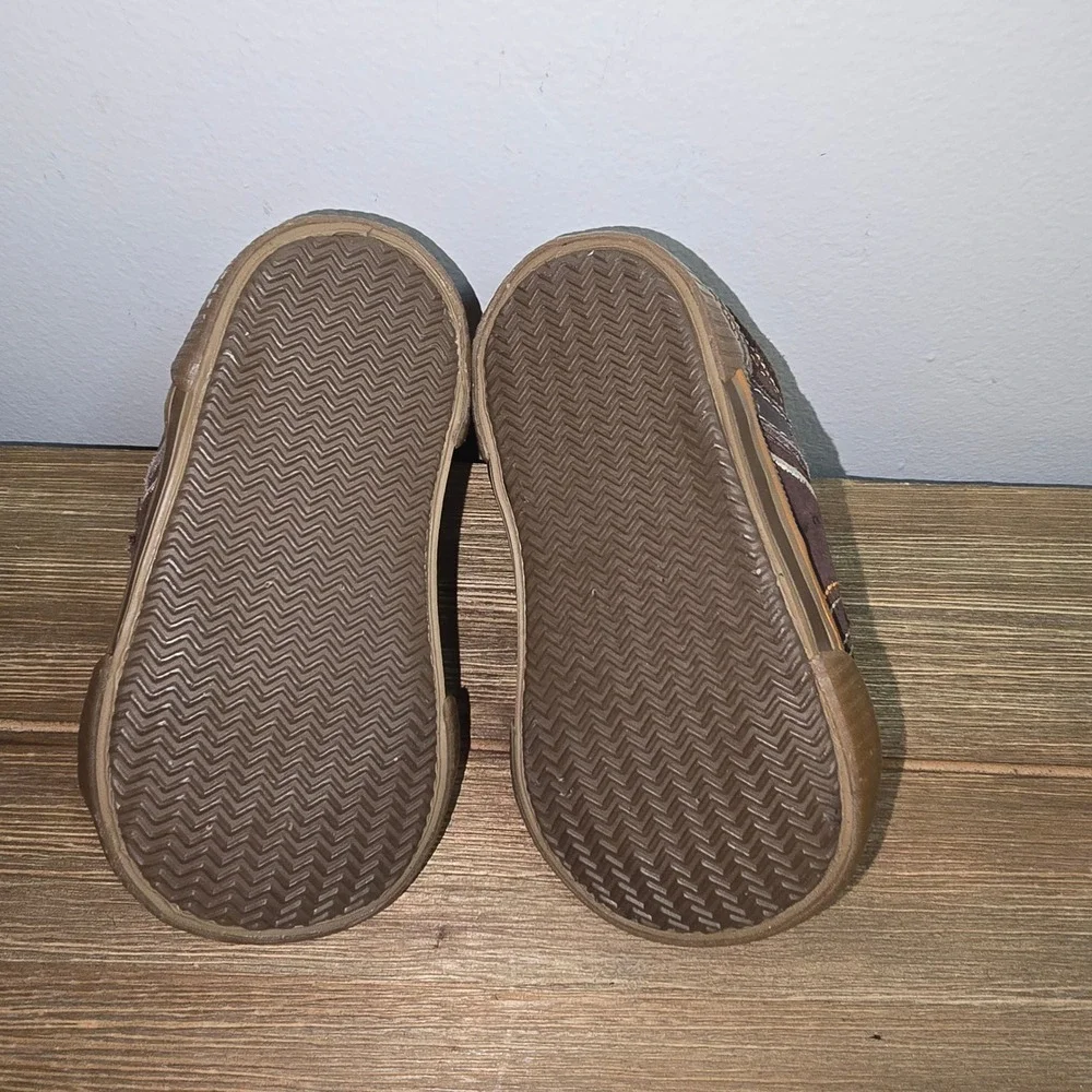 Stride Rite Lil Prescott Brown Suede Leather Baby Shoes‎ Size 2M